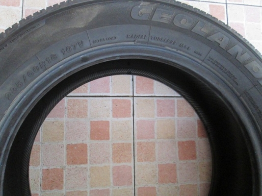 ยาง 235-60-18 YOKOHAMA GEOLANDAR สวยๆ 1ชุด