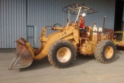 ขายรถตักล้อยาง KOMATSU 515 (สภาพดี)