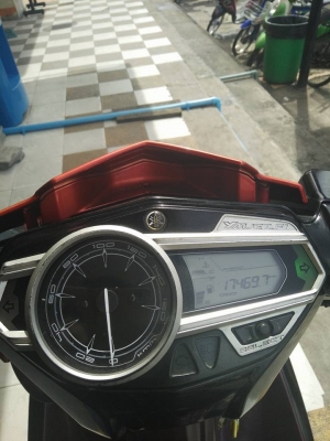 Yamaha Nouvo Sx (ล้อแม็กซ์แท้) สีขาวม่วง ตัวท๊อป รถสวยสปอร์ต หัวฉีดประหยัดน้ำมัน