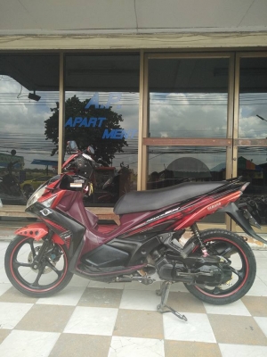 Yamaha Nouvo Sx (ล้อแม็กซ์แท้) สีขาวม่วง ตัวท๊อป รถสวยสปอร์ต หัวฉีดประหยัดน้ำมัน