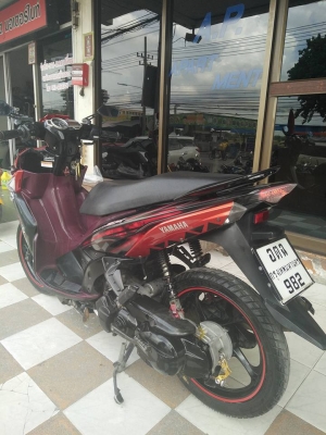 Yamaha Nouvo Sx (ล้อแม็กซ์แท้) สีขาวม่วง ตัวท๊อป รถสวยสปอร์ต หัวฉีดประหยัดน้ำมัน
