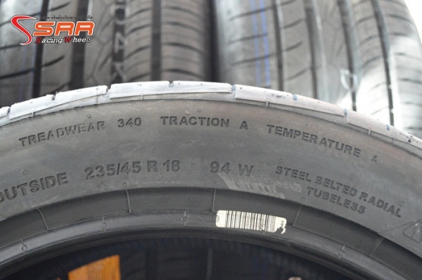 CONTINENTAL MC5 235/45R18 เส้นละ 3,800 บาท CONTINENTAL MC5 235/45R18 เส้นละ 3,800 บาท