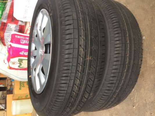 ยางถอดป้ายแดง บริสโตน 255/60/R18 ปี 17