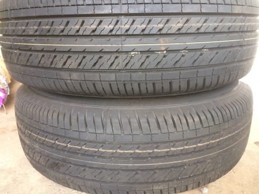 ยางถอดป้ายแดง บริสโตน 255/60/R18 ปี 17