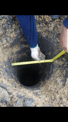 มอเตอร์สว่านเจาะดิน+ดอกขนาด 35ซม.ยาว 2 เมตร