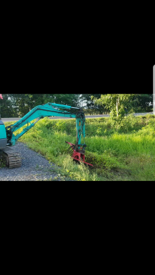 เครื่องตัดหญ้าตัดต้นไม้ไฮดรอลิค