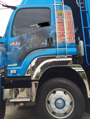 ขายดาวน์ พ่วง 22 ล้อ มี 2 พ่วง ปีเดียวกัน ออกพร้อมกัน ISUZU FXZ360 ปี 59 ไมล์ 120,xxx กม. กระบะอลูมิ
