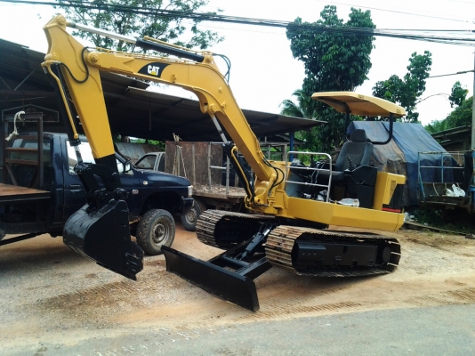 รถแบ๊คโฮ MITSUBISHI ME45 ทำสี CAT 305 สภาพสวยๆ รถทำงานเร็วทุกระบบ พร้อมใช้งาน