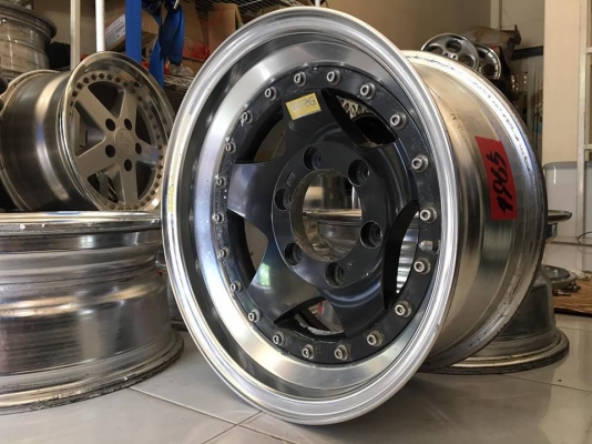 ขายล้อ BERG-S 2 ชิ้นแท้ ขอบ 15x7 ลบ14 6รูกระ ถูกๆ ประมูลญี่ปุ่น