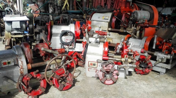 ** เหลือ 2 ตัว ** เครื่องต้าปเกลียวท่อ แป้ป/ประปา/ไฟฟ้า/เพลา มีตั้งแต่ขนาด 1.5"- 2"- 3"- 4"- 6" สภาพสวยๆคัดมาพร้อมใช้มาเลือกมาเทสก่อนได้