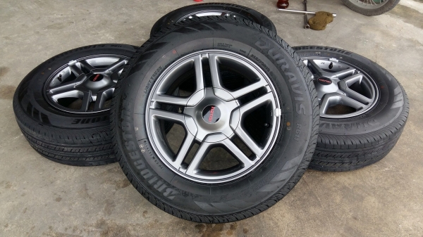 ขายล้อแม็กป้ายแดง dmax x-series 16&quot; ยางปี17  สนใจติดต่อร้าน ก.เจริญการยางครับ 081-3747940
