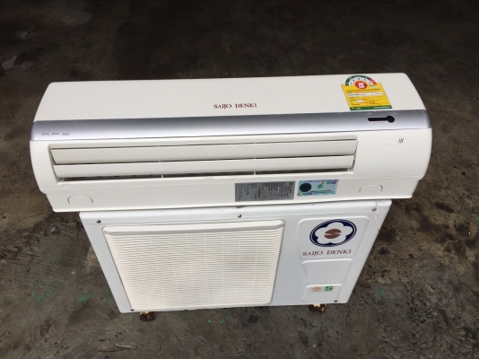 **** ขายแอร์ SAIJO DENKI 12500 BTU สภาพสวย ****