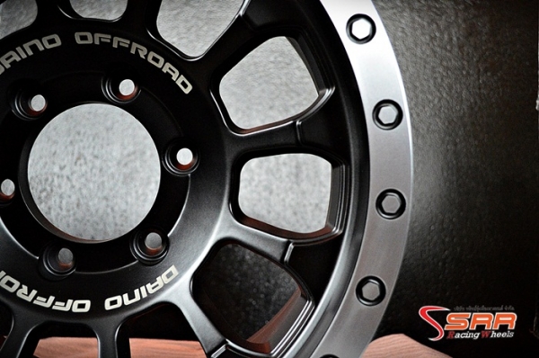 ล้อแม็กซ์ OFFROAD DAINO ขอบ16 สีดำตัดขอบเงิน ล้อแม็กซ์ OFFROAD DAINO ขอบ16 สีดำตัดขอบเงิน
