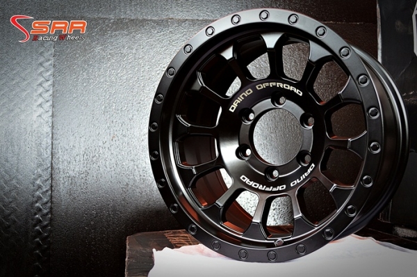 ล้อแม็กซ์ OFFROAD DAINO ขอบ16 สีดำทั้งวง