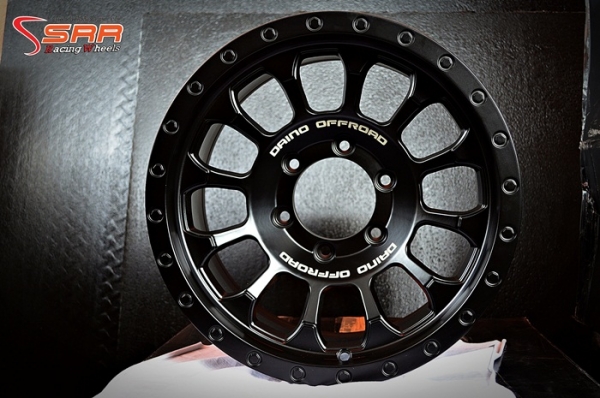 ล้อแม็กซ์ OFFROAD DAINO ขอบ16 สีดำทั้งวง