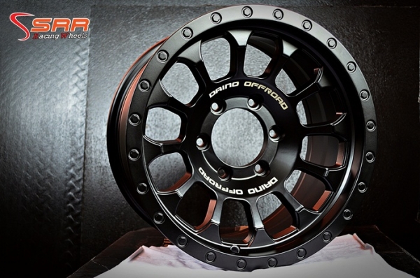 ล้อแม็กซ์ OFFROAD DAINO ขอบ16 สีดำทั้งวง