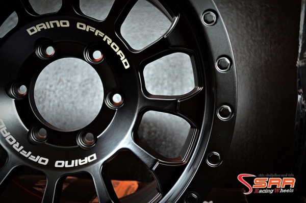 ล้อแม็กซ์ OFFROAD DAINO ขอบ16 สีดำทั้งวง