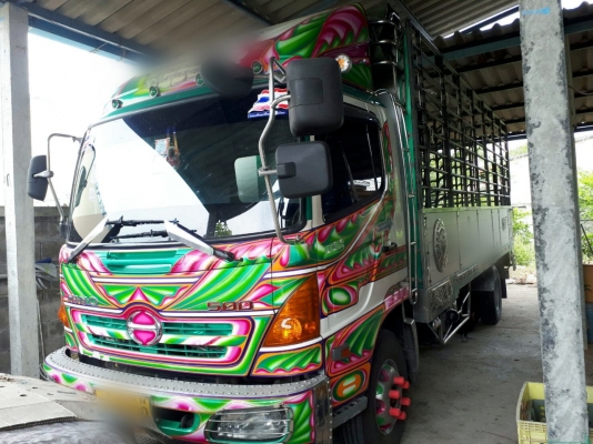 Hino. Fc175/2554. รั้วสูง.หัวบางเดิม แซซซีสวยตลอดแนว กระบะสวย