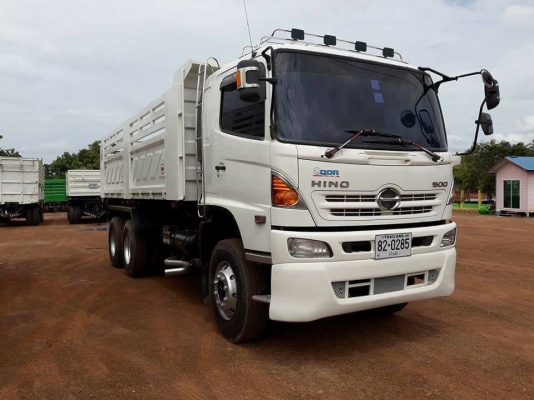 Hino mega 344 แรง ปี 55 ดัมพ์สามมิตร มีระบบลากพ่วง