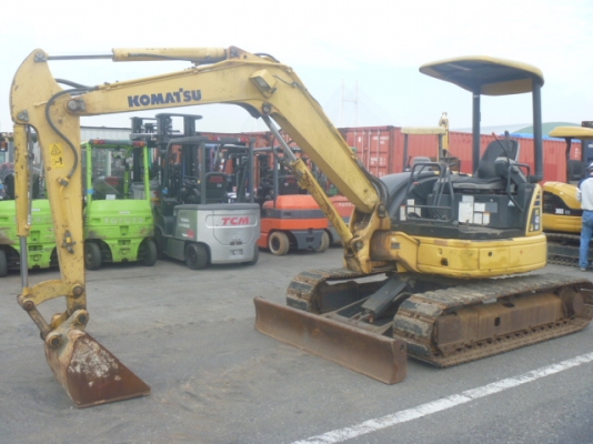 Komatsu PC40MR-2 เก่าญี่ปุ่น มีไลน์หัวแย๊ก แทรคเหล็กหุ้มก้อนยาง