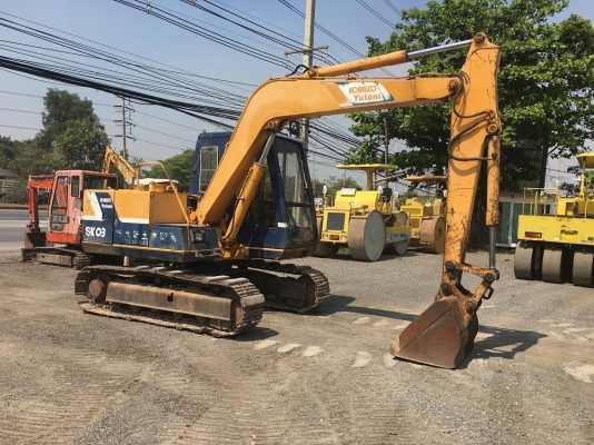 ขายแม็คโคร KOBELCO SK 03 FROM JAPAN(อาร์มพิเศษ) พร้อมใช้งาน นำเข้าจากต่างประเทศ ติดต่อ 063-9316985 ID LINE : 0639316985 ครับ