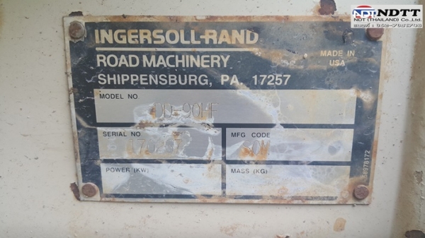 ขายรถบด Ingersollrand DD-90HF หน้าเหล็ก-หลังเหล็ก นำเข้าจากอเมริกา ไม่เคยใช้ในไทย 092-929-9942 ธีรเทพ