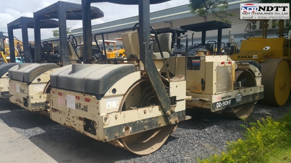 ขายรถบด Ingersollrand DD-90HF หน้าเหล็ก-หลังเหล็ก นำเข้าจากอเมริกา ไม่เคยใช้ในไทย 092-929-9942 ธีรเทพ