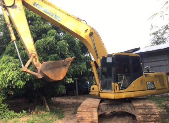 Komatsu Pc200-7 รถพร้อมใช้ เครื่องดี ช่วงล่างดี เอวมีขยับ เอกสารใบแจ้งจำหน่าย