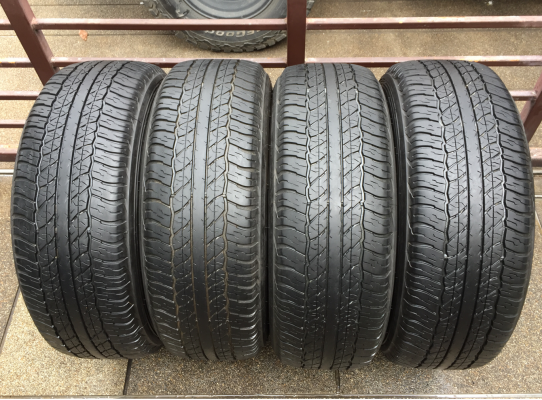 ยาง Dunlop 265 65 17 ปี16 ดอกเต็ม เนื้อนิ่มๆ ไม่มีปะ ใช้ยาว ราคาไม่แพง