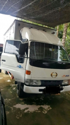 ขาย&lt;298,000บ&gt;หกลัอ ฮีโน่ DUTRO136โบว์ ยูโร 2 ปี46 ตู้แห้ง ยาว4.30ม.&quot;ช่วงล้อต่อดั้ม&quot;แ
