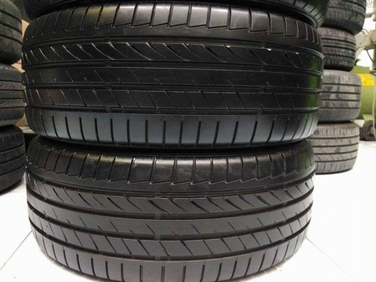 ยาง \% คัดสภาพ Dunlop Sportmax  215 45 18 (made in japan) ผลิตปี 2015 ยางสวย ดอกหนา  ขายถูก ทั้งชุด 5,800.- NET ใส่ ถ่วง เปลี่ยนจุ๊บใหม่ ส่งทั่วไทยค่ะ
