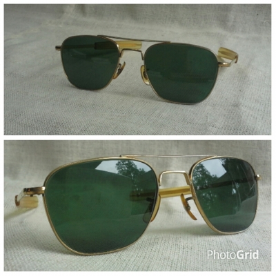 แว่นตาอเมริกันเสืออากาศ ยุค &#039;70s  โมเดล &#039;นักบินรบ&#039; อันลือลั่น  ราคานักศึกษา!    Vintage COMMAND handmade in USA