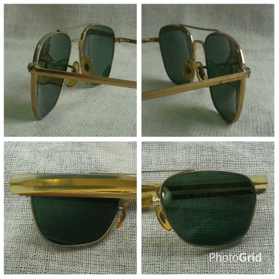 แว่นตาอเมริกันเสืออากาศ ยุค &#039;70s  โมเดล &#039;นักบินรบ&#039; อันลือลั่น  ราคานักศึกษา!    Vintage COMMAND handmade in USA