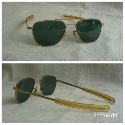 แว่นตาอเมริกันเสืออากาศ ยุค &#039;70s  โมเดล &#039;นักบินรบ&#039; อันลือลั่น  ราคานักศึกษา!    Vintage COMMAND handmade in USA