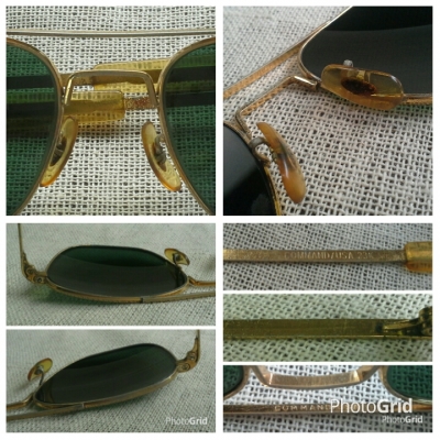แว่นตาอเมริกันเสืออากาศ ยุค &#039;70s  โมเดล &#039;นักบินรบ&#039; อันลือลั่น  ราคานักศึกษา!    Vintage COMMAND handmade in USA