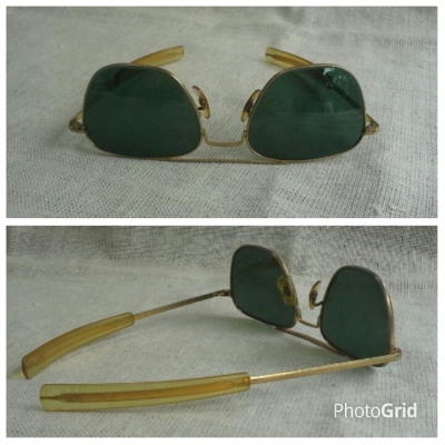 แว่นตาอเมริกันเสืออากาศ ยุค &#039;70s  โมเดล &#039;นักบินรบ&#039; อันลือลั่น  ราคานักศึกษา!    Vintage COMMAND handmade in USA