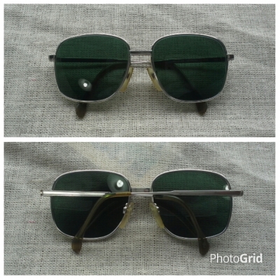 แว่นตาเยอรมันทองขาว ยุค &#039;70s ล้ำค่า!  หายาก!  Vintage METZLER handmade in Germany 10 K