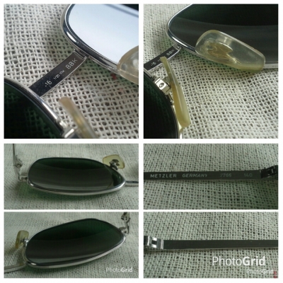 แว่นตาเยอรมันทองขาว ยุค &#039;70s ล้ำค่า!  หายาก!  Vintage METZLER handmade in Germany 10 K