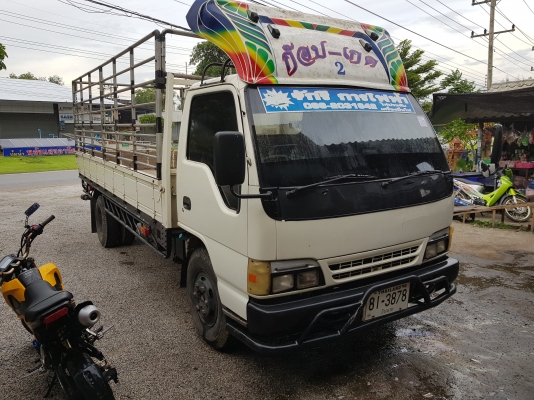 6ล้อNPR120แรงรถห้าง ช่วงล่างFหน้าหลัง พวงมาลัยเพาเวอร์ แอร์ เครื่องดี คัชซีสวยกะบะ5.ม ภาษีไม่ขาด เล่