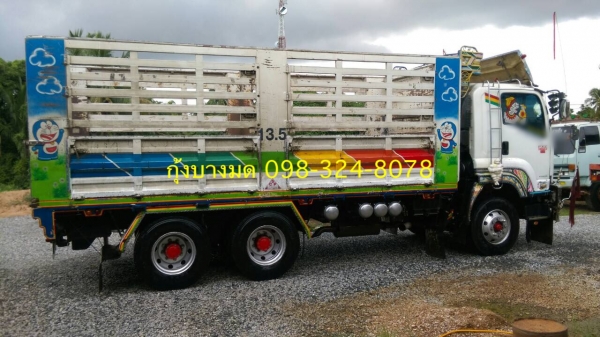 Isuzu 360 แรง ปี 53 กระบะไม่ดัมพ์ แม่เดี่ยว มีระบบลากพ่วง