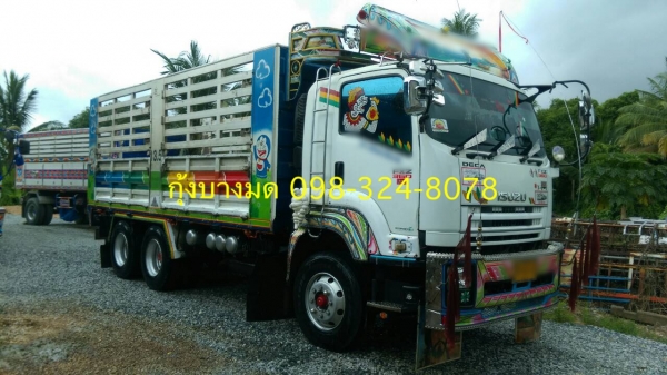 Isuzu 360 แรง ปี 53 กระบะไม่ดัมพ์ แม่เดี่ยว มีระบบลากพ่วง