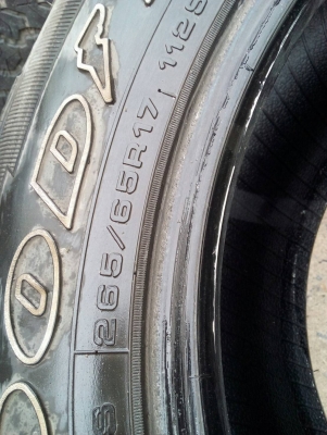 265/65R17 GOODYEAR WRANGLER AT/S  ปี14 ชุด 4 เส้น โทร.081-427-3941