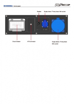 เครื่องปั่นไฟ 10KVA/10KW 1เฟส รับประกันสินค้า 1ปี มีสินค้าพร้อมส่ง