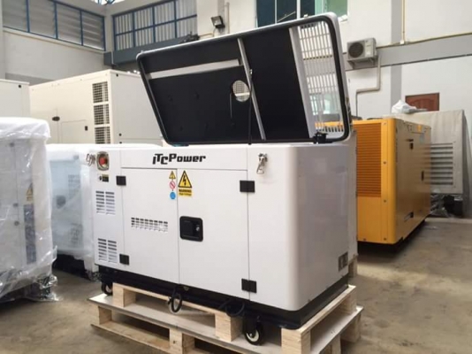 เครื่องปั่นไฟ 10KVA/10KW 1เฟส รับประกันสินค้า 1ปี มีสินค้าพร้อมส่ง