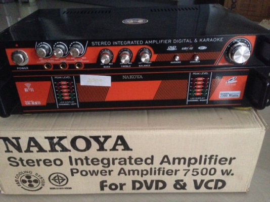 เครื่องขยายเสียงNaKoYa 7500วัตต์ของใหม่มือหนึ่ง