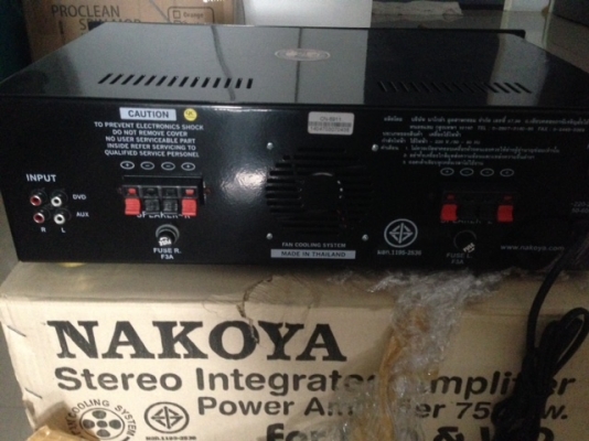 เครื่องขยายเสียงNaKoYa 7500วัตต์ของใหม่มือหนึ่ง