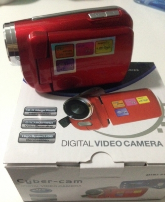 กล้องวิดีโอ DIGITAL VIDEO CAMERA สีแดง