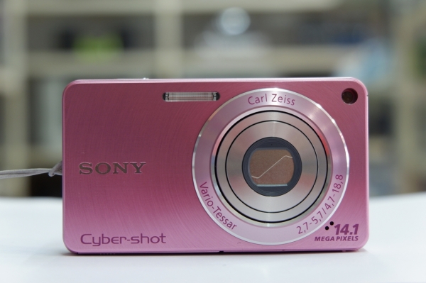 กล้องดิจิตอล Sony DSC-W350 สีชมพู 14.1MP Mem2GB ที่ชาร์ท ซอง สภาพใหม่มาก ส่งฟรี