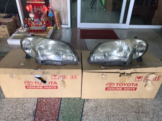 ขายไฟหน้า VIOS 05-06 แท้ติดรถ ตามสภาพ