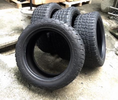 ยางNitto TerraGrappler A/T 265/50/20  japan ดอกเต็มมากทุกเส้น สภาพสวย